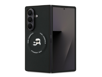 karl lagerfeld pu karl and choupette heads magnetic zadni kryt pro samsung galaxy z fold 7 black ie14435405