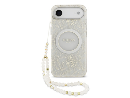 guess iml flowers allover strap magsafe zadni kryt pro iphone air white ie14367487