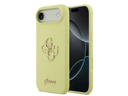 guess liquid silicone 4g metal logo zadni kryt pro iphone air yellow ie14339367