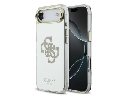 guess pc tpu mirror 4g glitter logo magsafe zadni kryt pro iphone air gold ie14469073