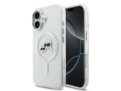 karl lagerfeld iml k ch heads metal frame magsafe zadni kryt pro iphone 17 transparent ie14430932