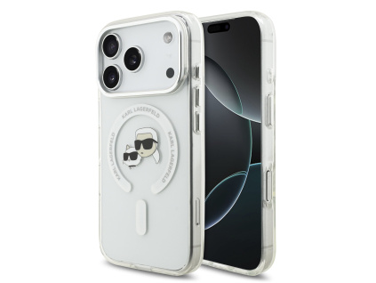 karl lagerfeld iml k ch heads metal frame magsafe zadni kryt pro iphone 17 pro transparent ie14430934