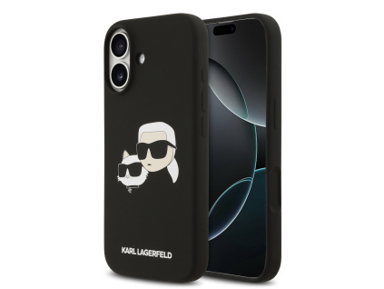 Karl Lagerfeld Liquid Silicone Double Heads MagSafe Zadní Kryt pro iPhone 17
