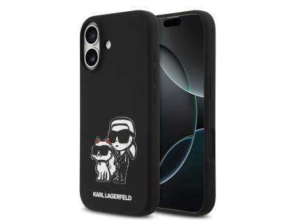 karl lagerfeld liquid silicone k ch sketch magsafe zadni kryt pro iphone 17 black ie14405363