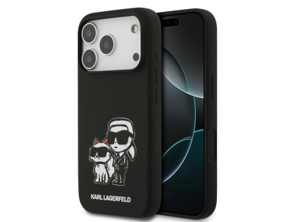 karl lagerfeld liquid silicone k ch sketch magsafe zadni kryt pro iphone 17 pro black ie14294267