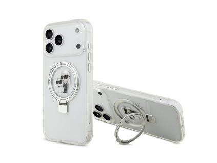 karl lagerfeld ringstand karl and choupette magsafe zadni kryt pro iphone 17 pro max white ie14367512