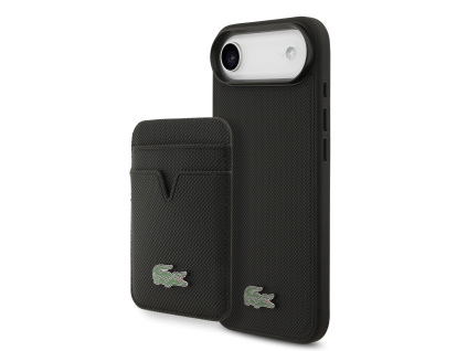 lacoste iconic petit pique magsafe zadni kryt penezenka pro iphone air black ie14413290