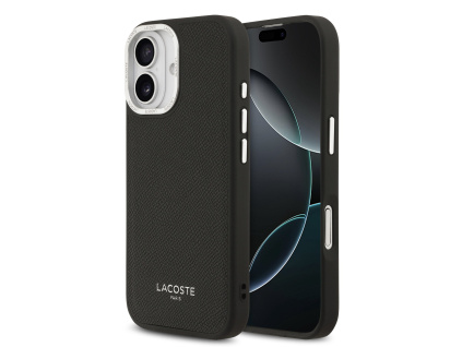 lacoste pu leather champs elysees magsafe zadni kryt pro iphone 17 black ie14425579