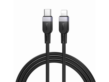 HOCO PD silikonový nabíjecí datový kabel Lightning - USB-C 1m