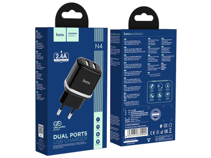 HOCO duální adaptér 5V-2.4A