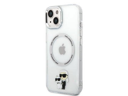 karl lagerfeld iml karl and choupette magsafe zadni kryt pro iphone 13 transparent ie11401520