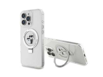 karl lagerfeld ringstand karl and choupette magsafe zadni kryt pro iphone 16 pro max white ie13319678