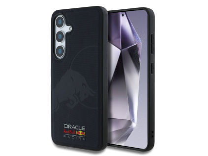 red bull leather meshed debossed logo magsafe zadni kryt pro samsung galaxy s25 navy ie14897623