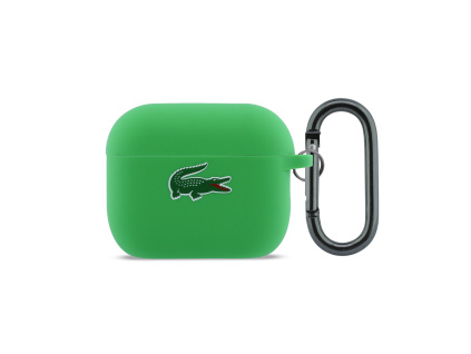 lacoste liquid silicone croc logo pouzdro pro airpods pro 3 green ie14946571