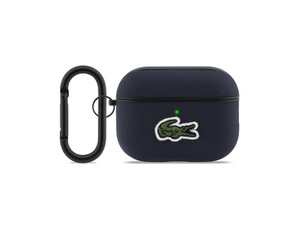 lacoste petit pique croc logo patch pouzdro pro airpods pro 3 blue ie14892580