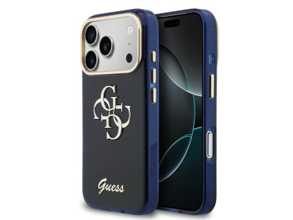 guess iml 4g script metal logo zadni kryt pro iphone 17 pro blue ie15064162