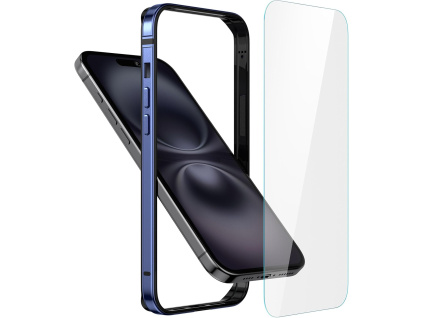 16 tmavě modrá se sklem