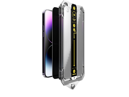 3D Privacy sklo s aplikátorem na iPhone 15 Pro Max