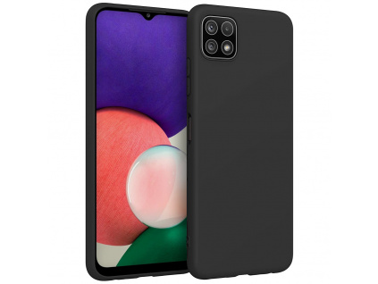 flexi silicone stealth case for samsung galaxy a22 5g black matte