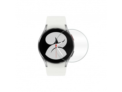 folie de protectie ecran compatibila din sticla securizata 9h 25d pentru ceas smartwatch samsung galaxy watch 4 40mm