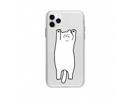 silikonový kryt kočka pro iPhone 7/8/SE2/SE3