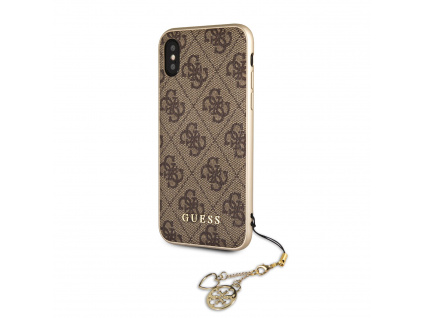 guess charms hard case 4g brown pro iphone x 1 big ies12176472