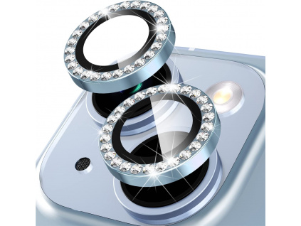 Ochranné sklo na čočky fotoaparátů s diamanty iPhone 14
