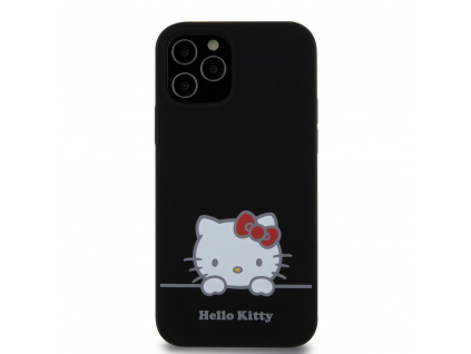 hello kitty liquid silicone daydreaming logo zadni kryt pro iphone 12 12 pro black 1 big ies12230285