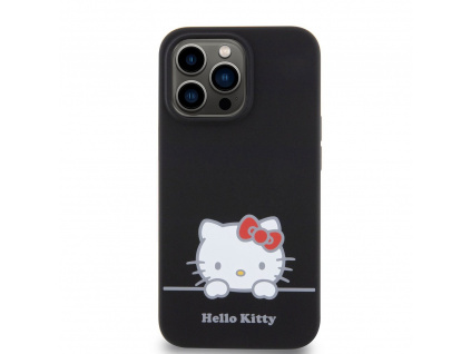 hello kitty liquid silicone daydreaming logo zadni kryt pro iphone 13 pro black 1 big ies12230379