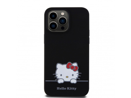 hello kitty liquid silicone daydreaming logo zadni kryt pro iphone 15 pro max black 1 big ies12133017