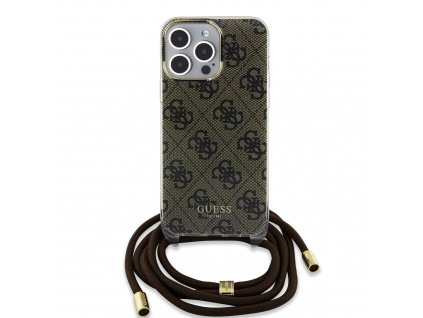 guess iml 4g printed crossbody zadni kryt pro iphone 15 pro brown 1 big ies12261951