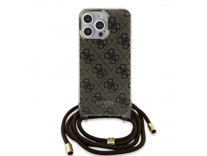 guess iml 4g printed crossbody zadni kryt pro iphone 15 pro max brown 1 big ies12241015