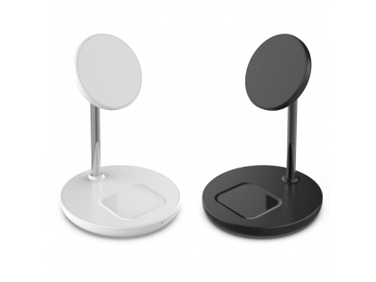 Vertical Magnetic 2 in 1 Magnetic Suction Stand Wireless Charger