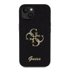 guess pu fixed glitter 4g metal logo zadni kryt pro iphone 13 black 1 big ies12109730
