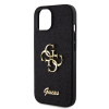 guess pu fixed glitter 4g metal logo zadni kryt pro iphone 13 black 1 big ies12109732