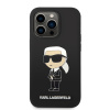 karl lagerfeld liquid silicone ikonik nft zadni kryt pro iphone 15 pro max black 1 big ies12012537