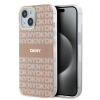 dkny pc tpu repeat pattern tonal stripe magsafe zadni kryt pro iphone 14 pink ie12861867