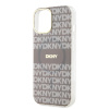 dkny pc tpu repeat pattern tonal stripe magsafe zadni kryt pro iphone 13 beige 1 big ies12859753