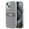 dkny pc tpu repeat pattern tonal stripe magsafe zadni kryt pro iphone 13 beige ie12861872