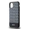 dkny pu leather repeat pattern bottom stripe magsafe zadni kryt pro iphone 11 black image1 big ies12800457