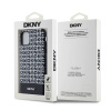 dkny pu leather repeat pattern bottom stripe magsafe zadni kryt pro iphone 11 black image1 big ies12800459