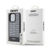 dkny pu leather repeat pattern bottom stripe magsafe zadni kryt pro iphone 12 12 pro black 1 big ies12765524