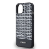 dkny pu leather repeat pattern bottom stripe magsafe zadni kryt pro iphone 13 black 1 big ies12799855