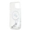 karl lagerfeld liquid glitter karl and choupette heads magsafe zadni kryt pro iphone 14 transparent 1 big ies12880143