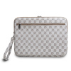 dkny pu leather checkered pattern and stripe obal na notebook 13 14 beige 1 big ies12726070