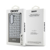 dkny pu leather repeat pattern bottom stripe magsafe zadni kryt pro samsung galaxy z fold 6 brown 1 big ies13144613