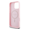 guess pu grained classic logo magsafe zadni kryt pro iphone 16 pro pink image1 big ies13134234