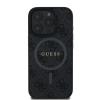guess pu leather 4g colored ring magsafe zadni kryt pro iphone 16 pro black image1 big ies13149632