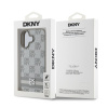 dkny pu leather checkered pattern and stripe zadni kryt pro iphone 16 beige 1 big ies13209117