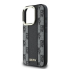 dkny pu leather checkered pattern magsafe zadni kryt pro iphone 16 pro max black 1 big ies13205552